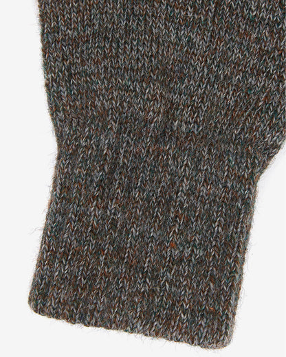 Barbour Mens Fingerless Gloves - Green