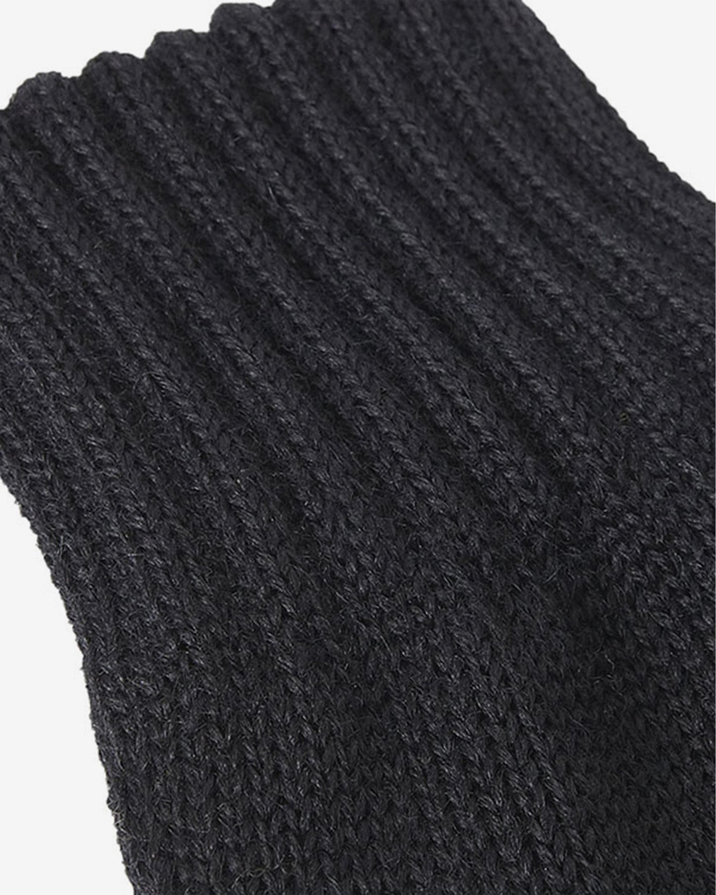 Barbour Mens Fingerless Gloves - Black