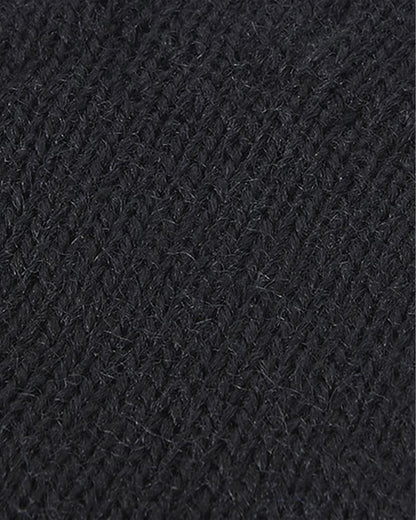 Barbour Mens Fingerless Gloves - Black