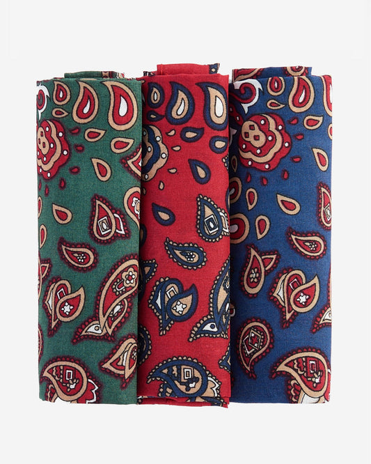 Barbour Paisley Hankies - Boxed Set