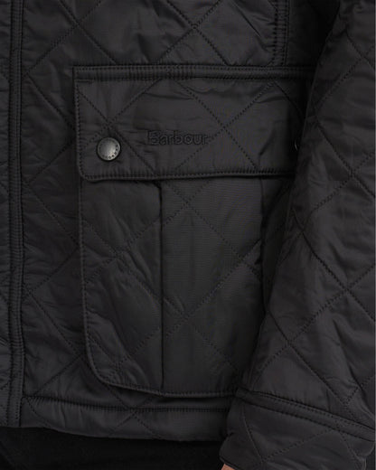 Barbour International Ariel Mens Polarquilt Jacket - Black