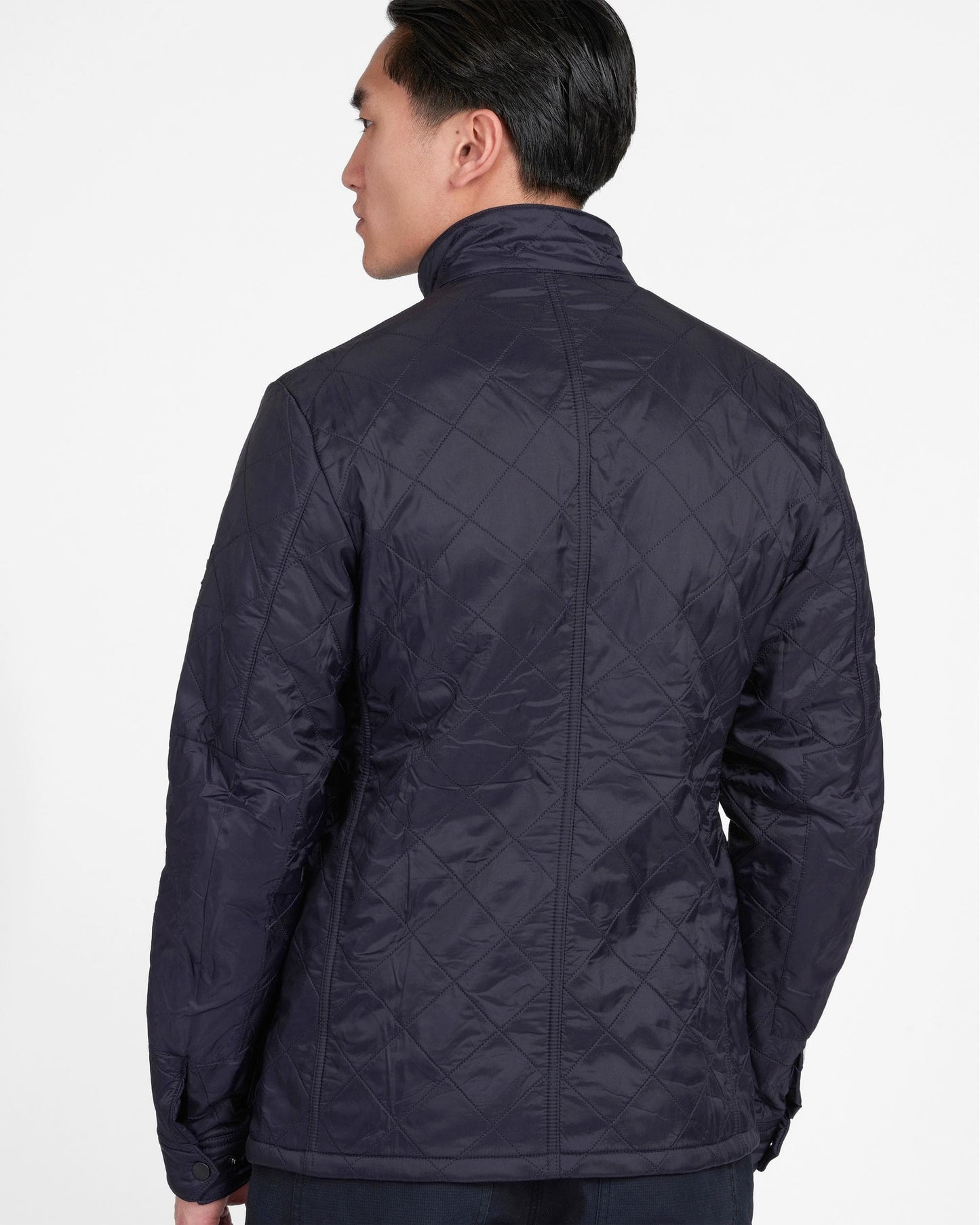 Barbour International Ariel Mens Polarquilt Jacket - Navy