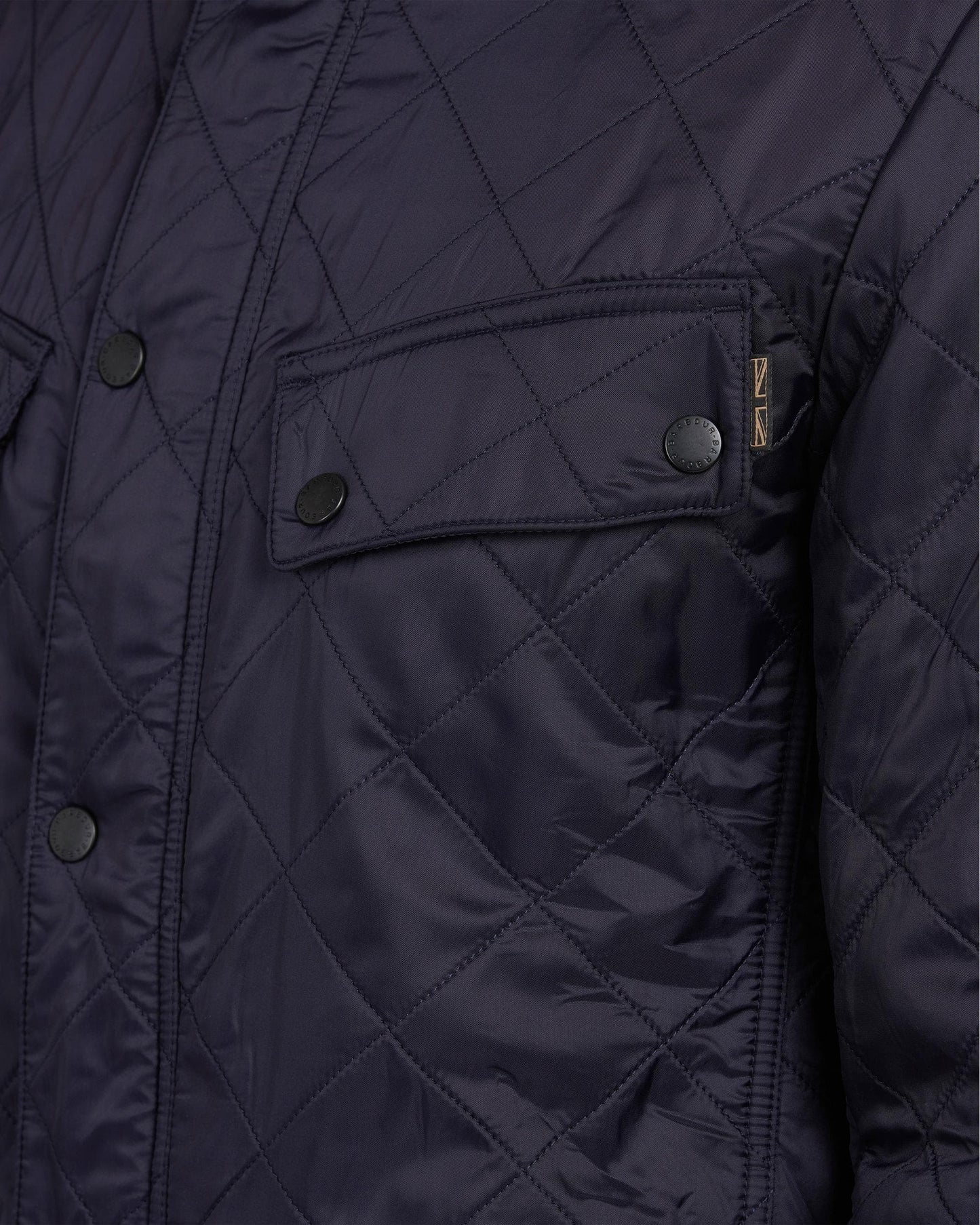 Barbour International Ariel Mens Polarquilt Jacket - Navy