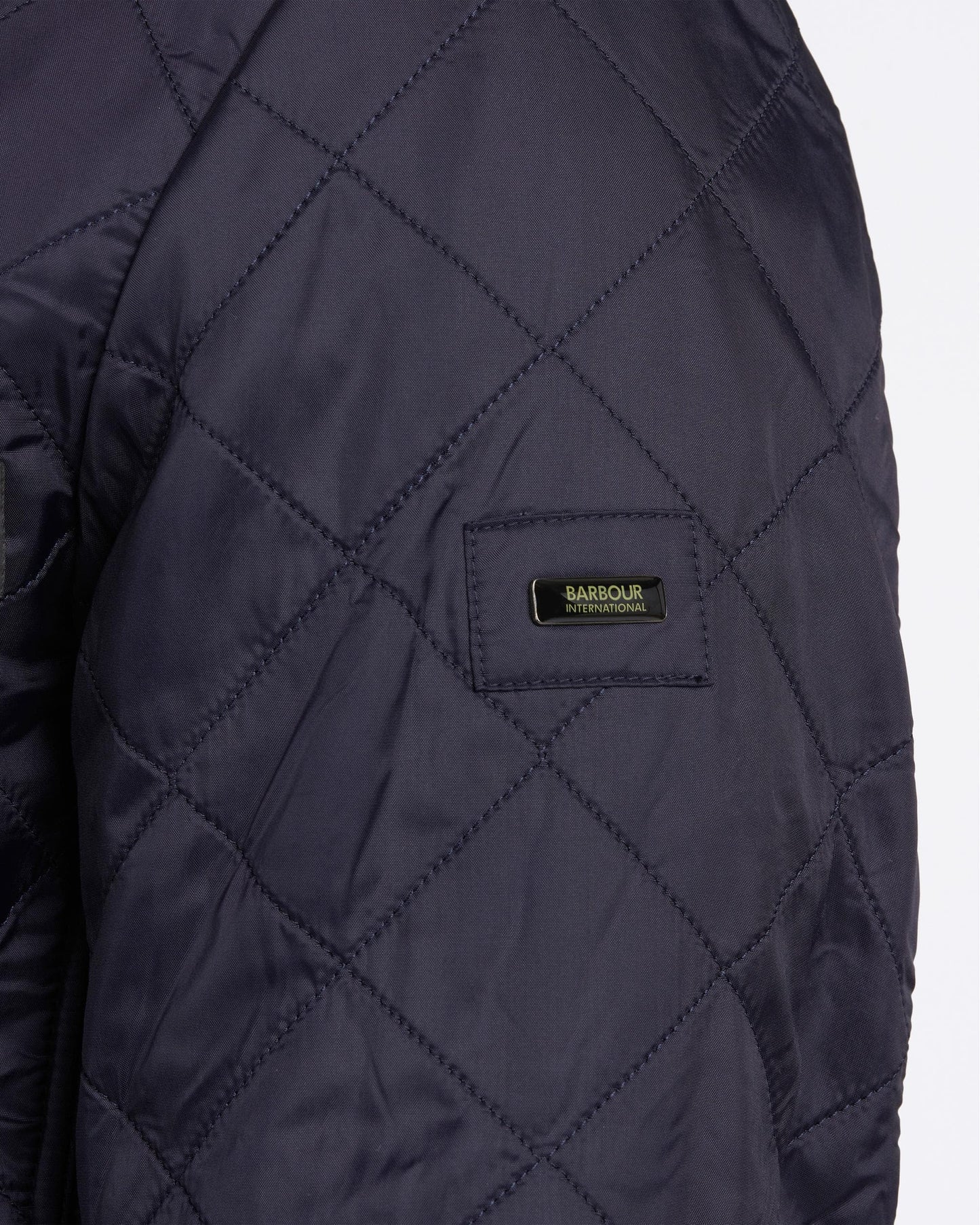 Barbour International Ariel Mens Polarquilt Jacket - Navy