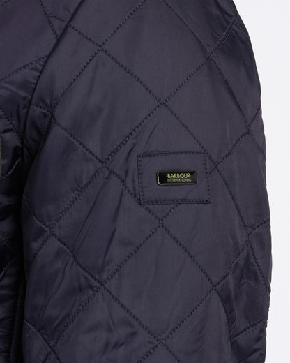 Barbour International Ariel Mens Polarquilt Jacket - Navy