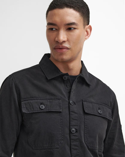 Barbour International Arlo Mens Overshirt - Black