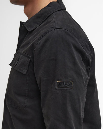 Barbour International Arlo Mens Overshirt - Black