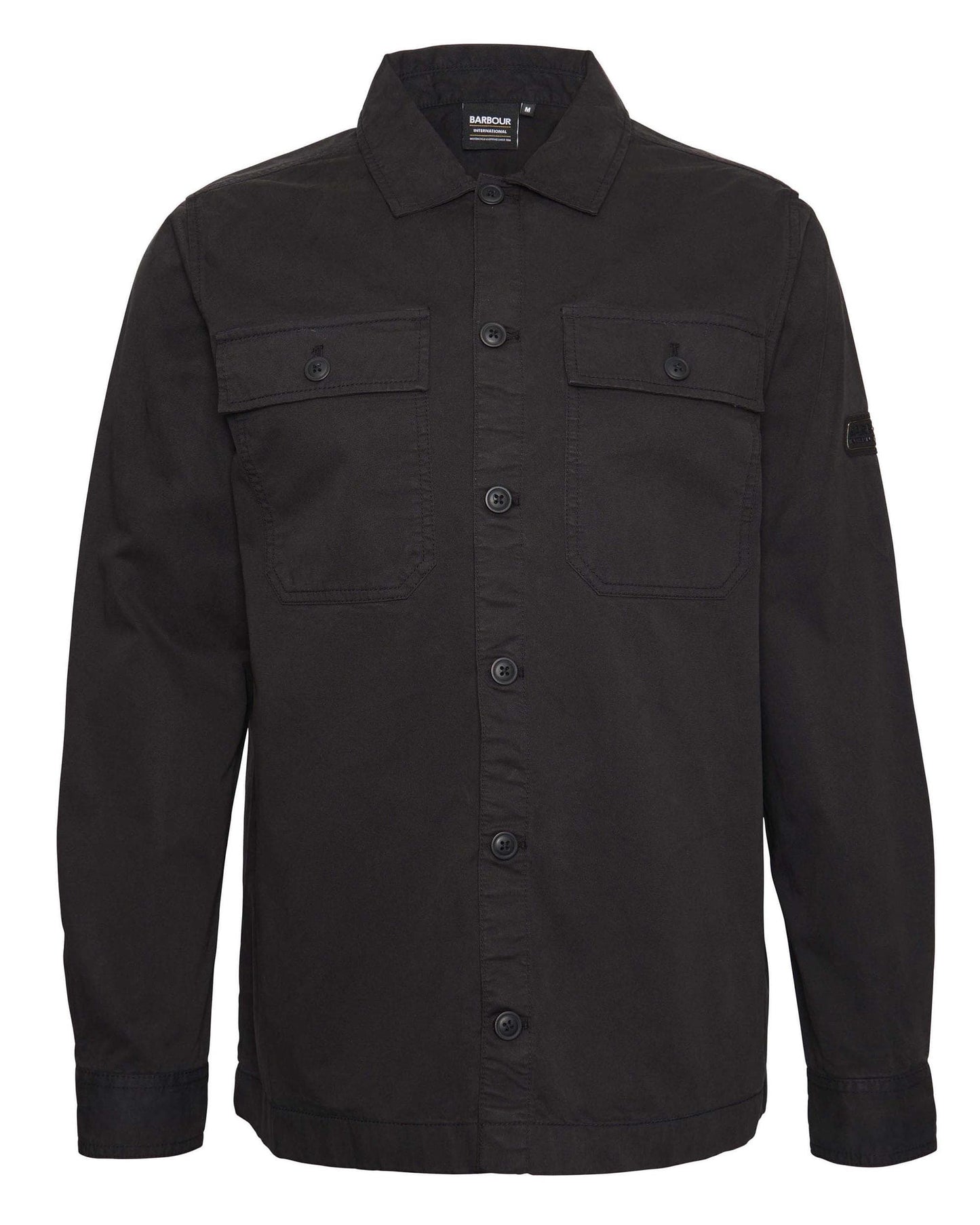 Barbour International Arlo Mens Overshirt - Black