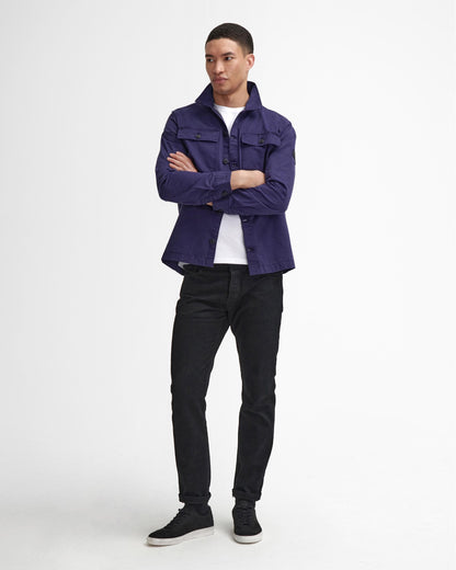 Barbour International Arlo Mens Overshirt - Royal Blue