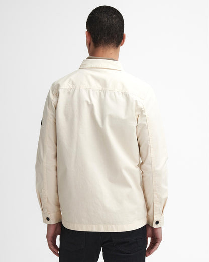 Barbour International Arlo Mens Overshirt - Whisper White