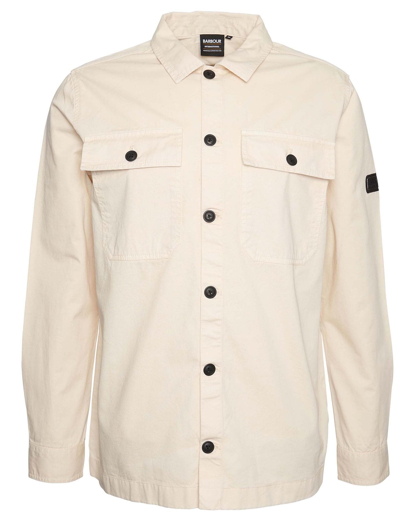 Barbour International Arlo Mens Overshirt - Whisper White