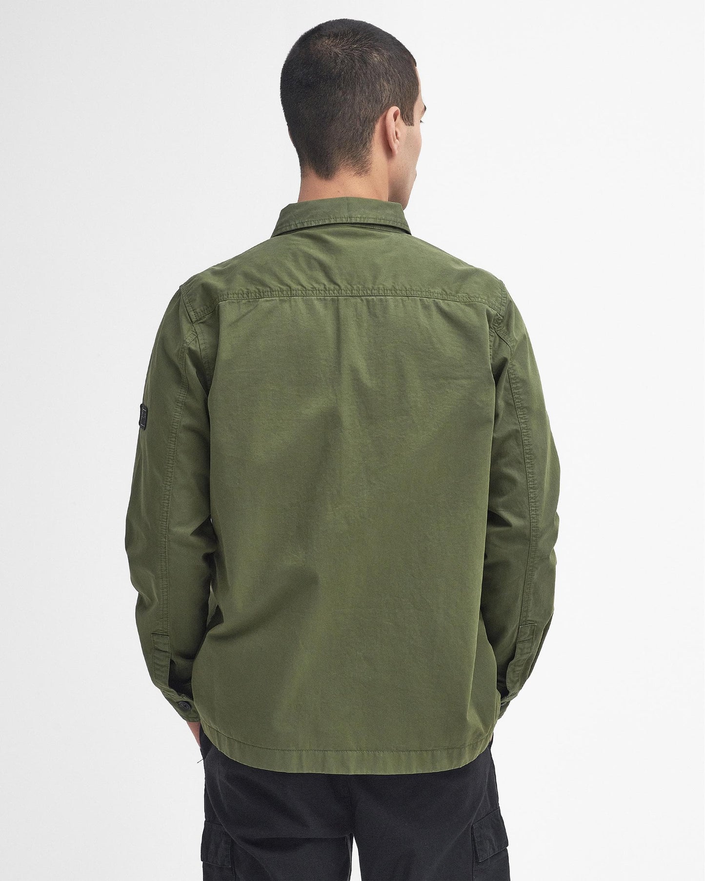 Barbour International Arlo Mens Overshirt - Burnt Olive
