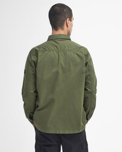 Barbour International Arlo Mens Overshirt - Burnt Olive