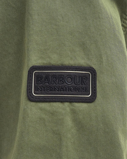 Barbour International Arlo Mens Overshirt - Burnt Olive