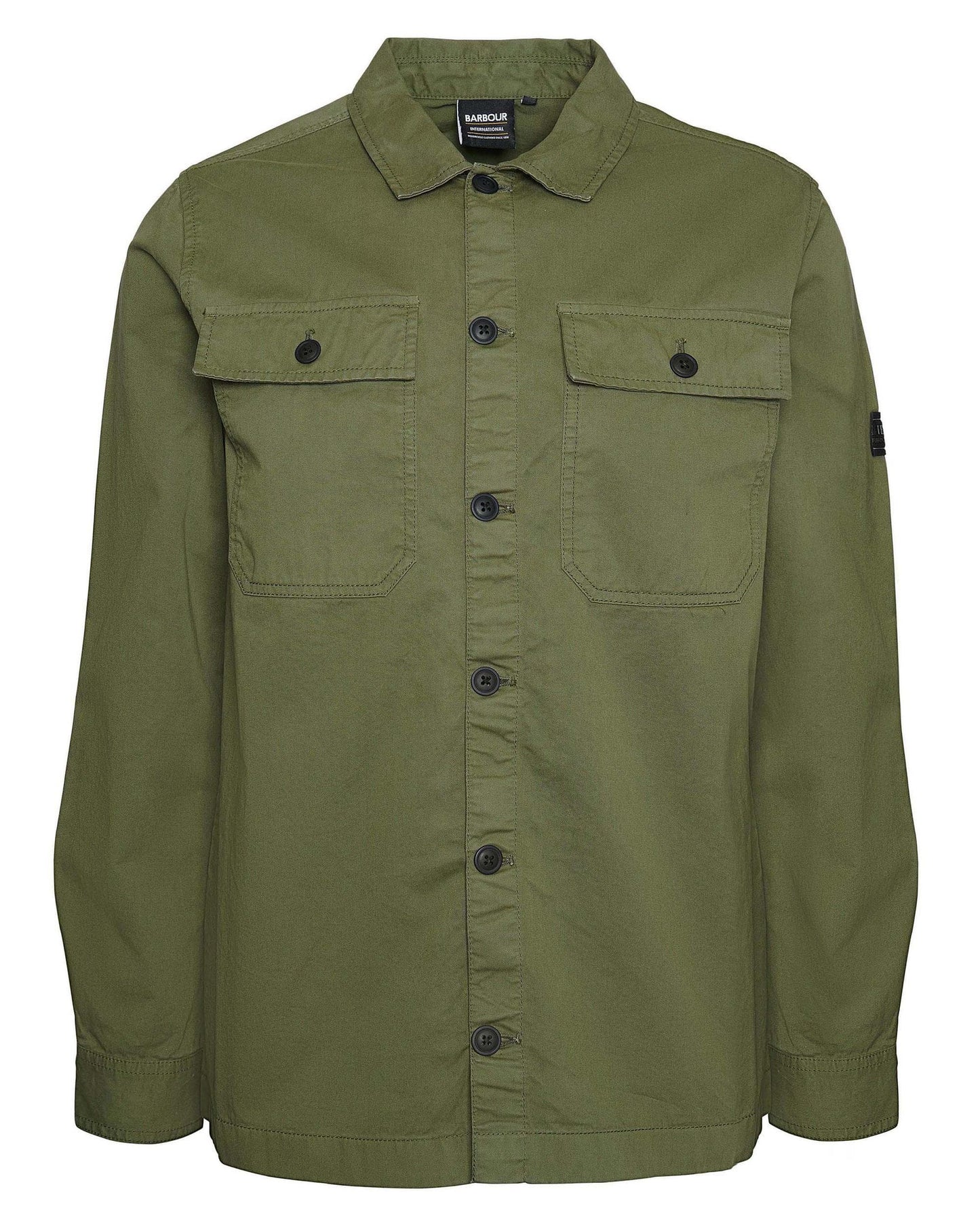Barbour International Arlo Mens Overshirt - Burnt Olive