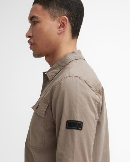 Barbour International Arlo Mens Overshirt - Brindle