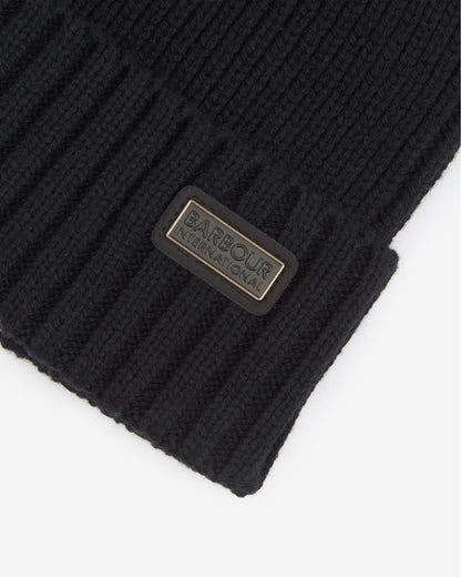 Barbour International Chester Mens Beanie - Black