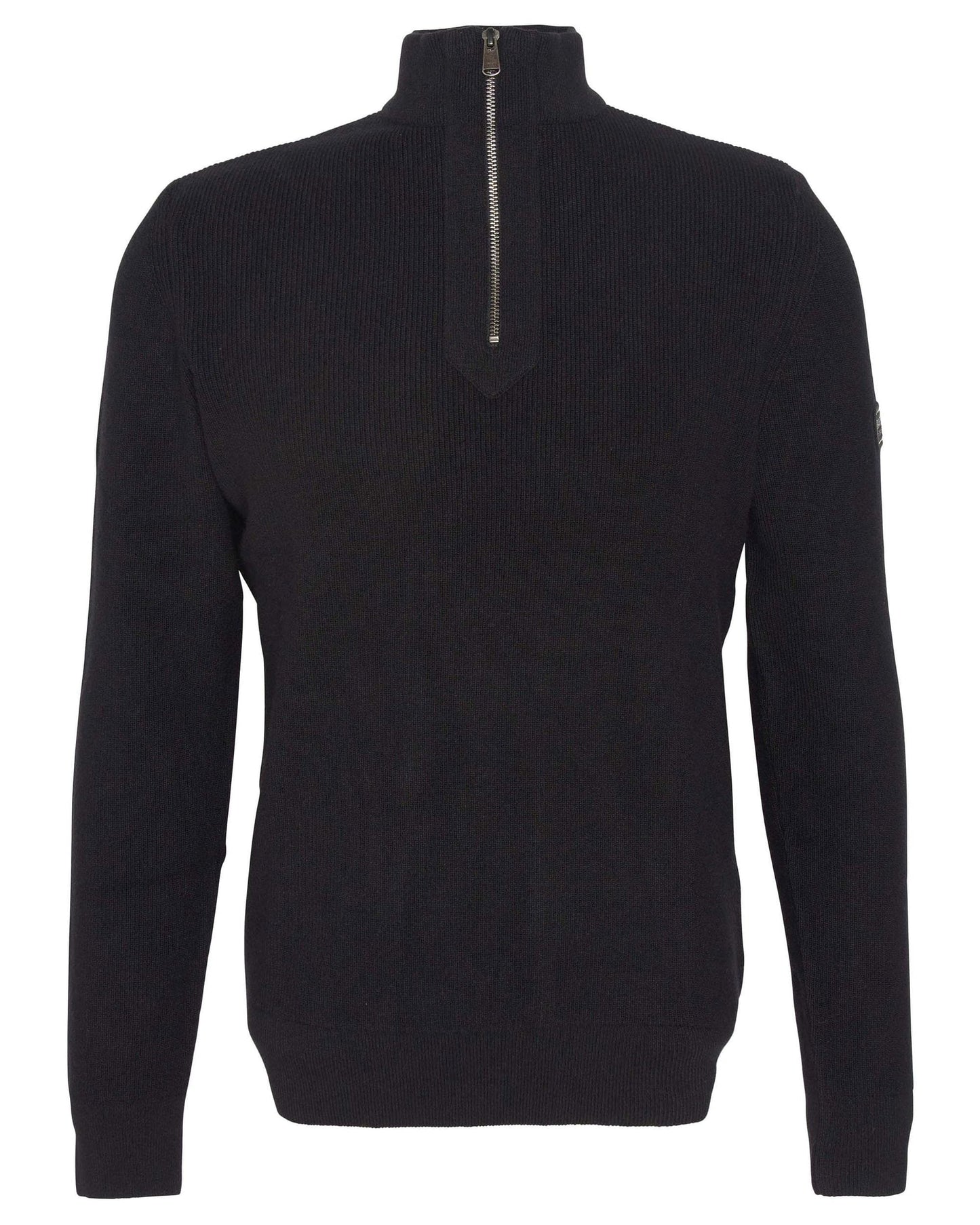 Barbour International Crawley Mens Funnel Neck Jumper - Black