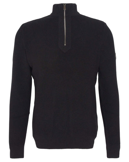 Barbour International Crawley Mens Funnel Neck Jumper - Black