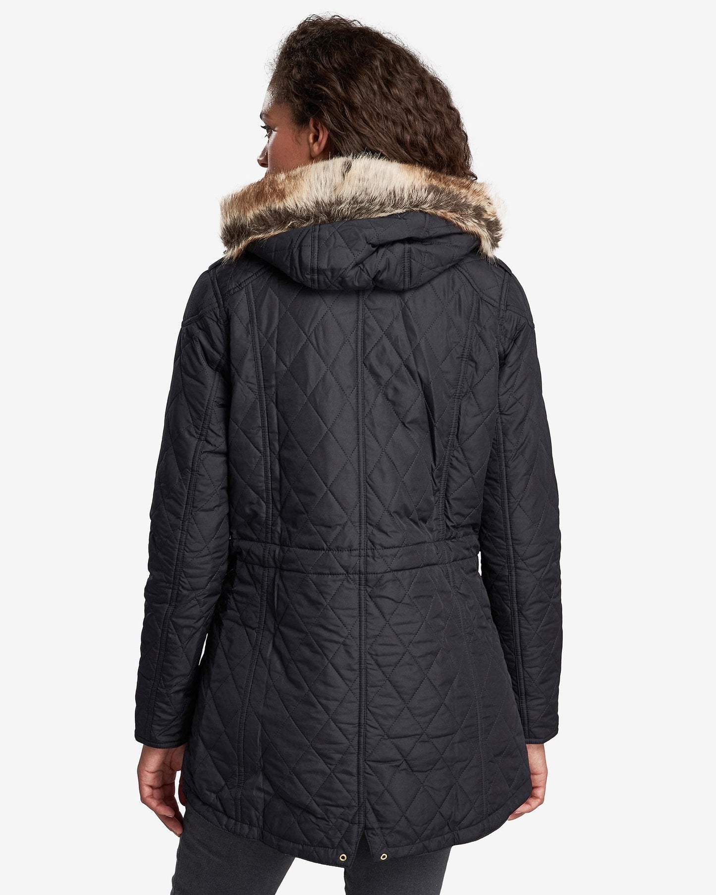 Barbour International Enduro Womens Quilted Jacket - Navy