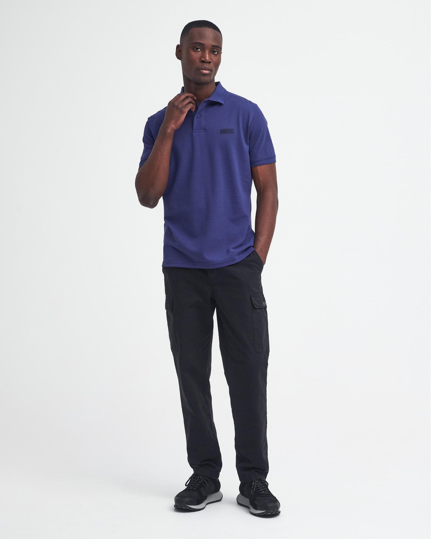 Barbour International Essential Short Sleeve Mens Polo - Royal Blue