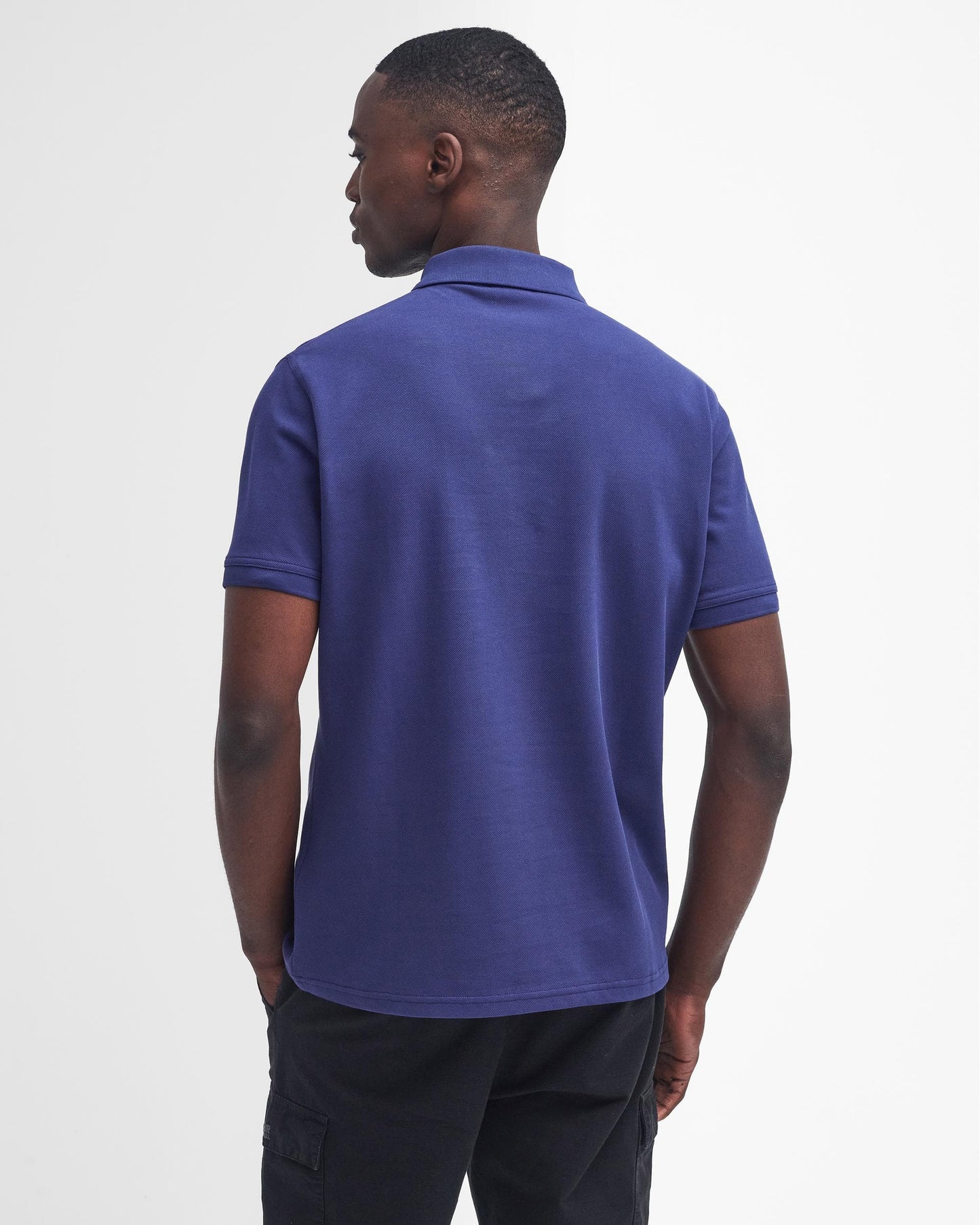 Barbour International Essential Short Sleeve Mens Polo - Royal Blue