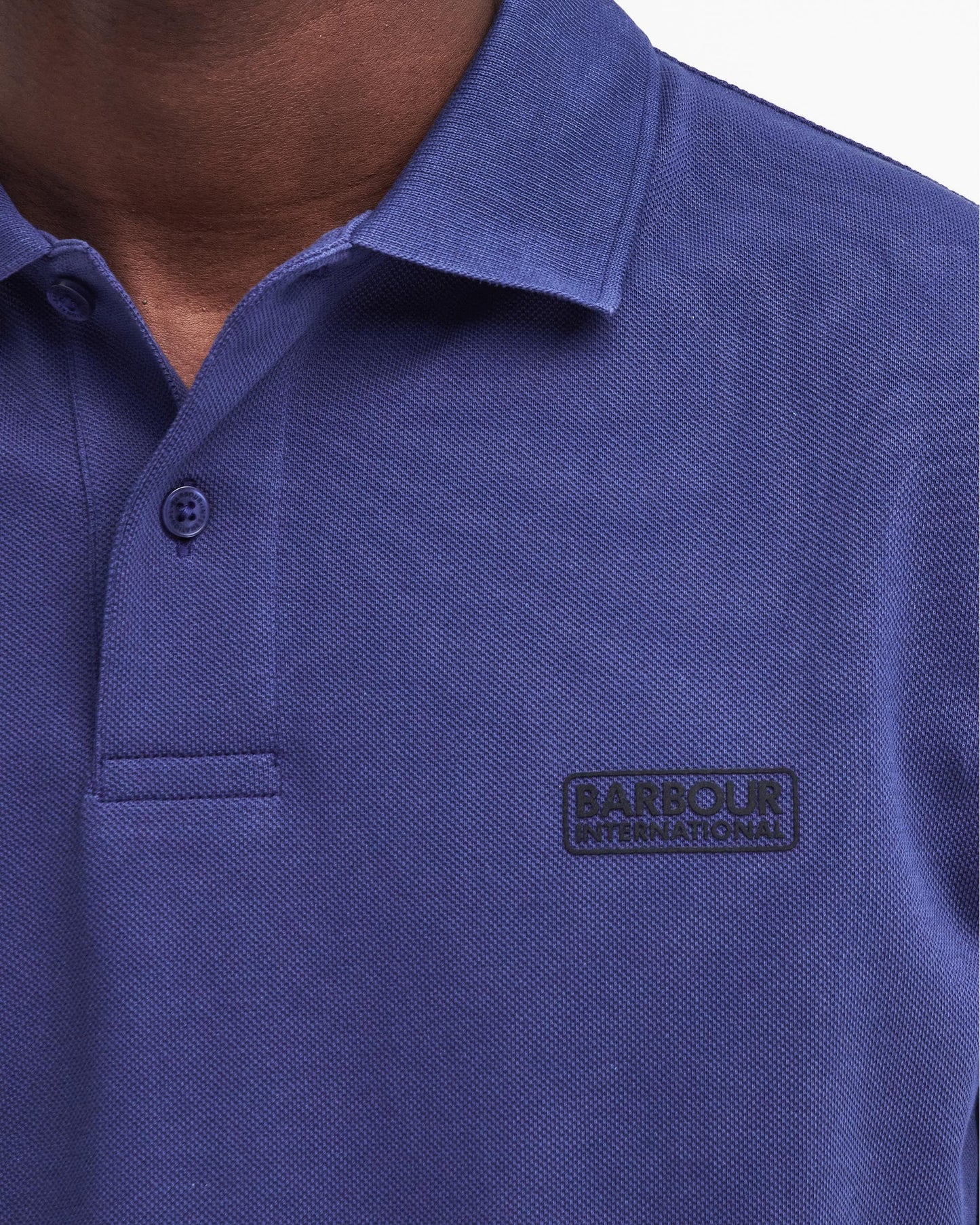 Barbour International Essential Short Sleeve Mens Polo - Royal Blue
