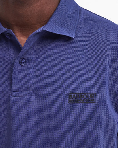 Barbour International Essential Short Sleeve Mens Polo - Royal Blue
