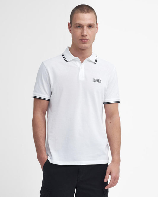 Barbour International Evan Mens Tipped Polo Shirt