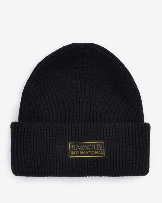 Barbour International Flex Mens Beanie - Black