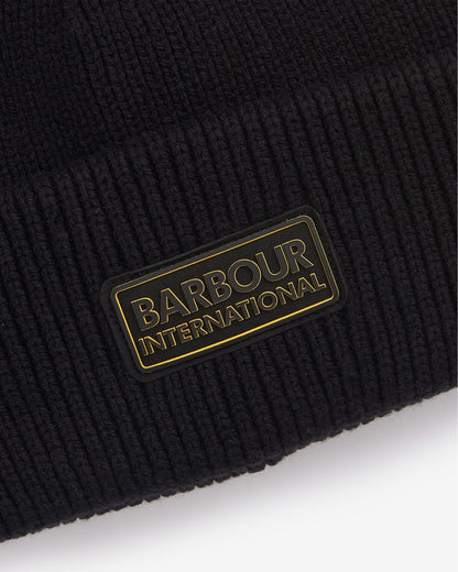 Barbour International Flex Mens Beanie - Black