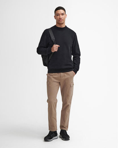 Barbour International Grip Mens C-Neck Sweatshirt - Black