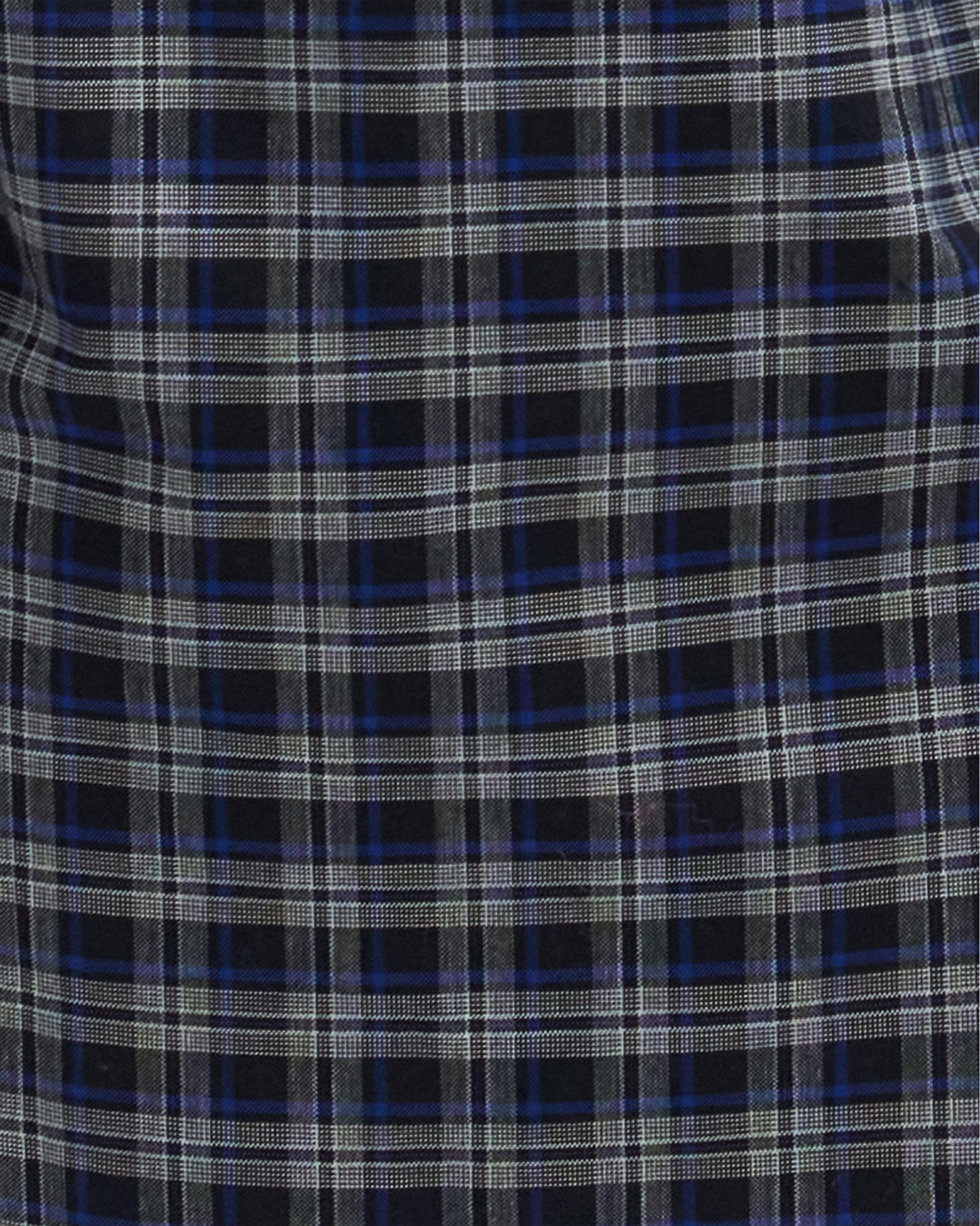 Barbour International Hawks Mens Check Long Sleeve Oxford Shirt - Sodalite Blue