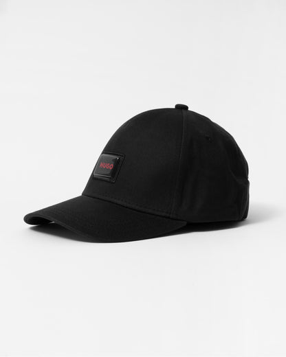 HUGO Jude Mens Cotton Twill Cap with Logo Patch