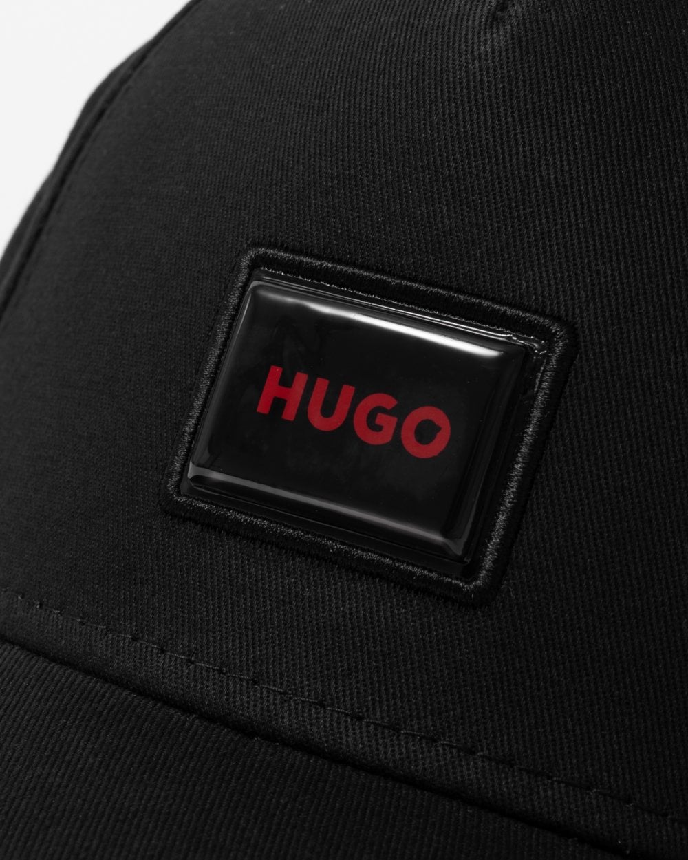 HUGO Jude Mens Cotton Twill Cap with Logo Patch