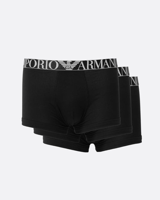 Emporio Armani Emporio Armani Mens Knit 3-Pack Trunks 111357-4F726
