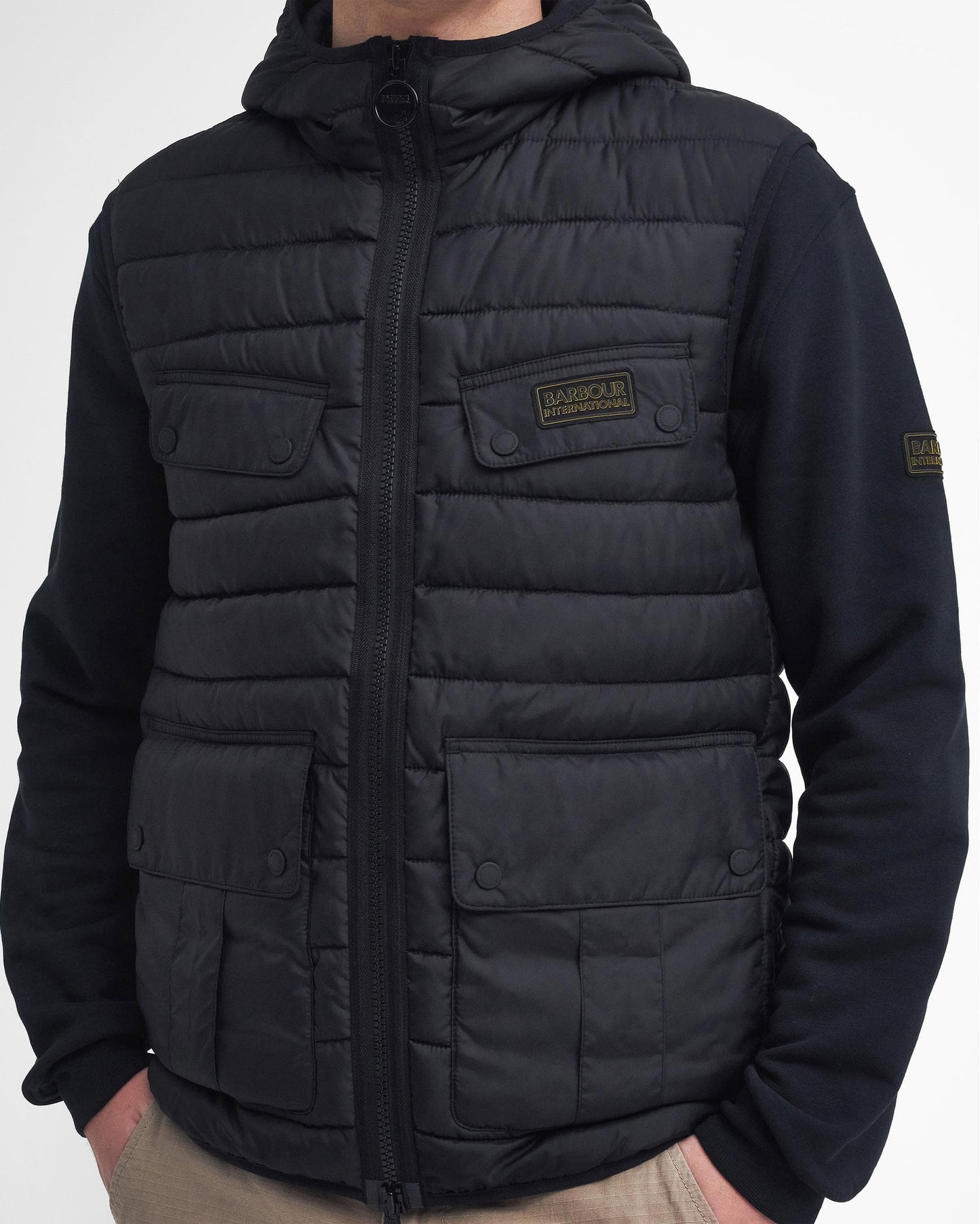 Barbour International Molden Mens Puffer Gilet - Black