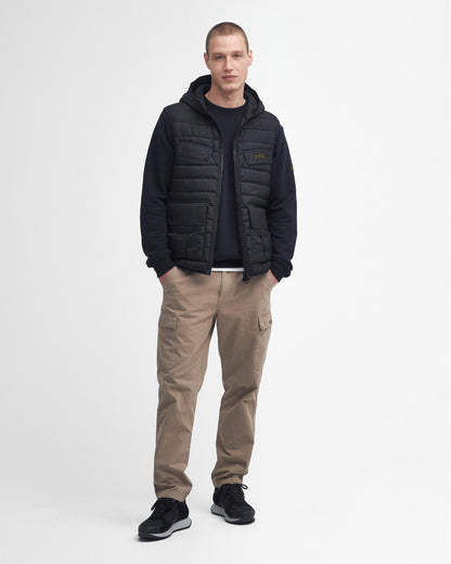 Barbour International Molden Mens Puffer Gilet - Black