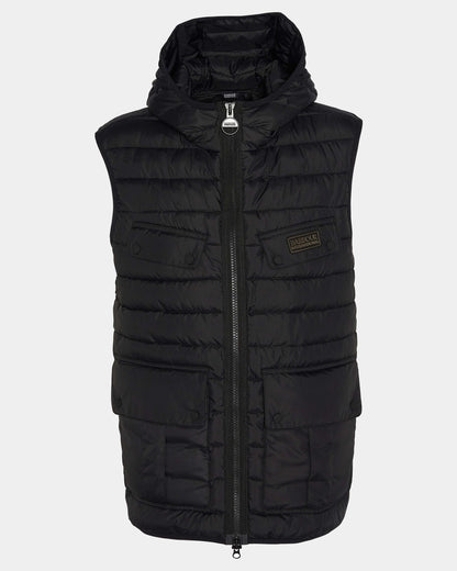 Barbour International Molden Mens Puffer Gilet - Black