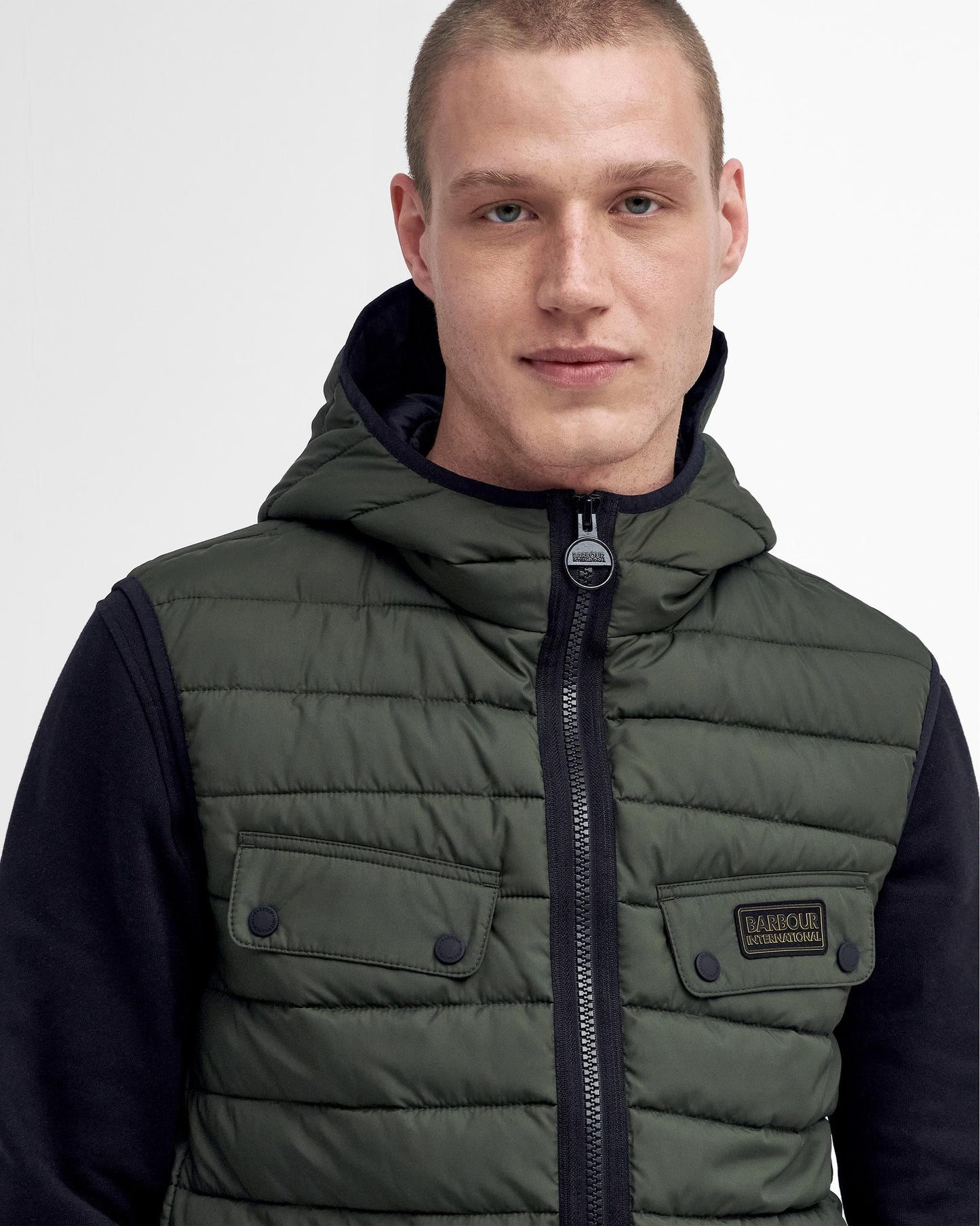 Barbour International Molden Mens Puffer Gilet - Sage