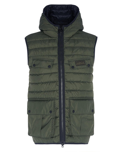 Barbour International Molden Mens Puffer Gilet - Sage