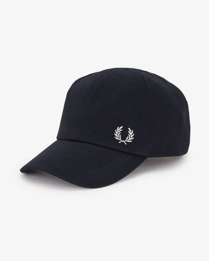 Fred Perry Classic Piqué Cap - Navy/Snow White 267