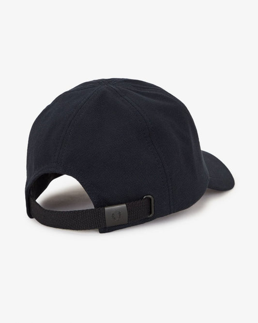 Fred Perry Classic Piqué Cap - Navy/Snow White 267