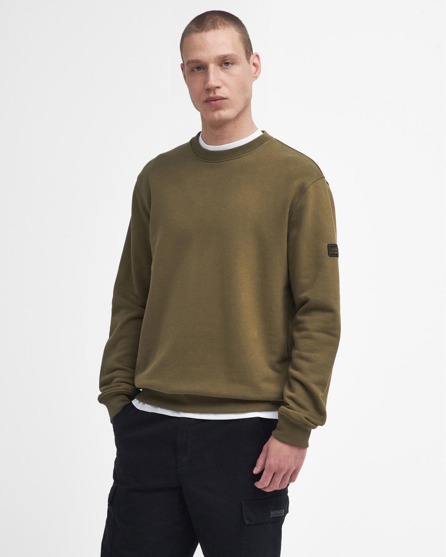 Barbour International Outline Badge Mens Sweatshirt