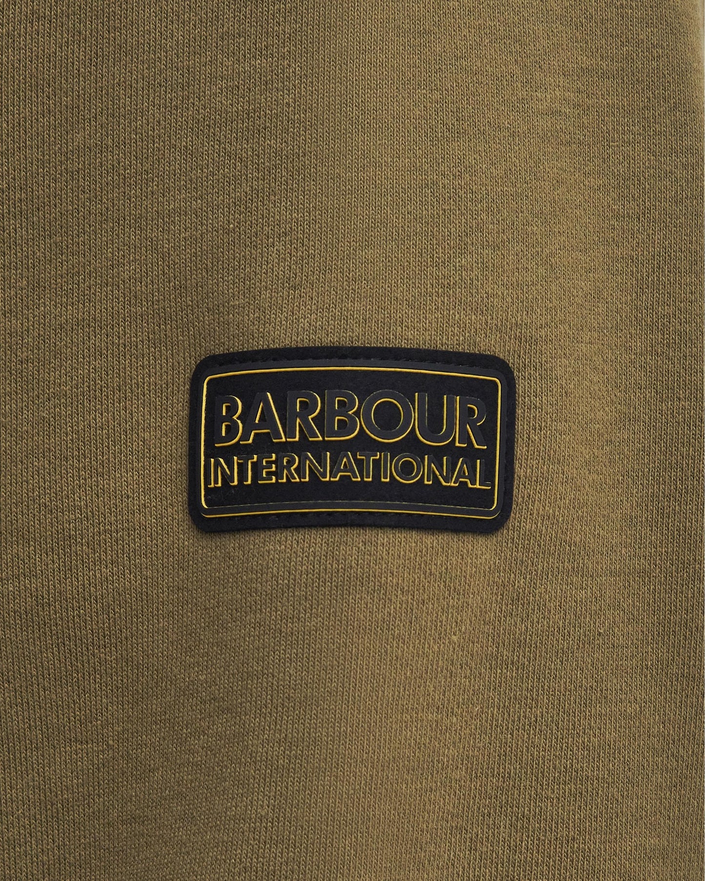 Barbour International Outline Badge Mens Sweatshirt - Military Olive