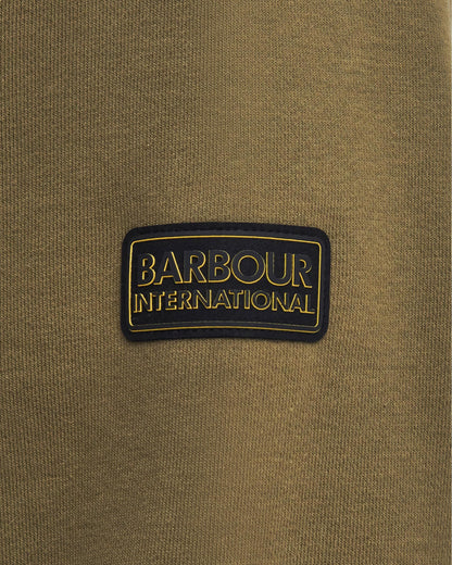 Barbour International Outline Badge Mens Sweatshirt - Military Olive