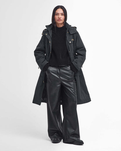 Barbour International Roberta Womens Long Showerproof