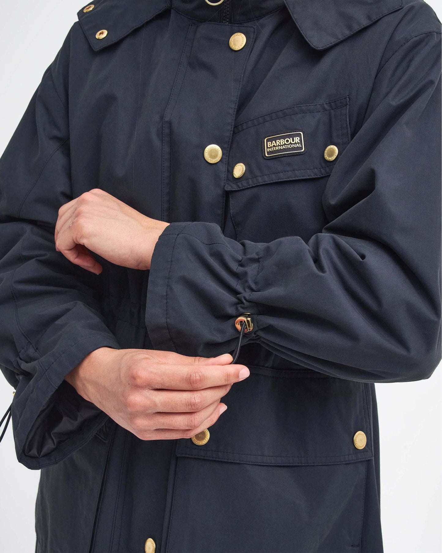 Barbour International Roberta Womens Long Showerproof