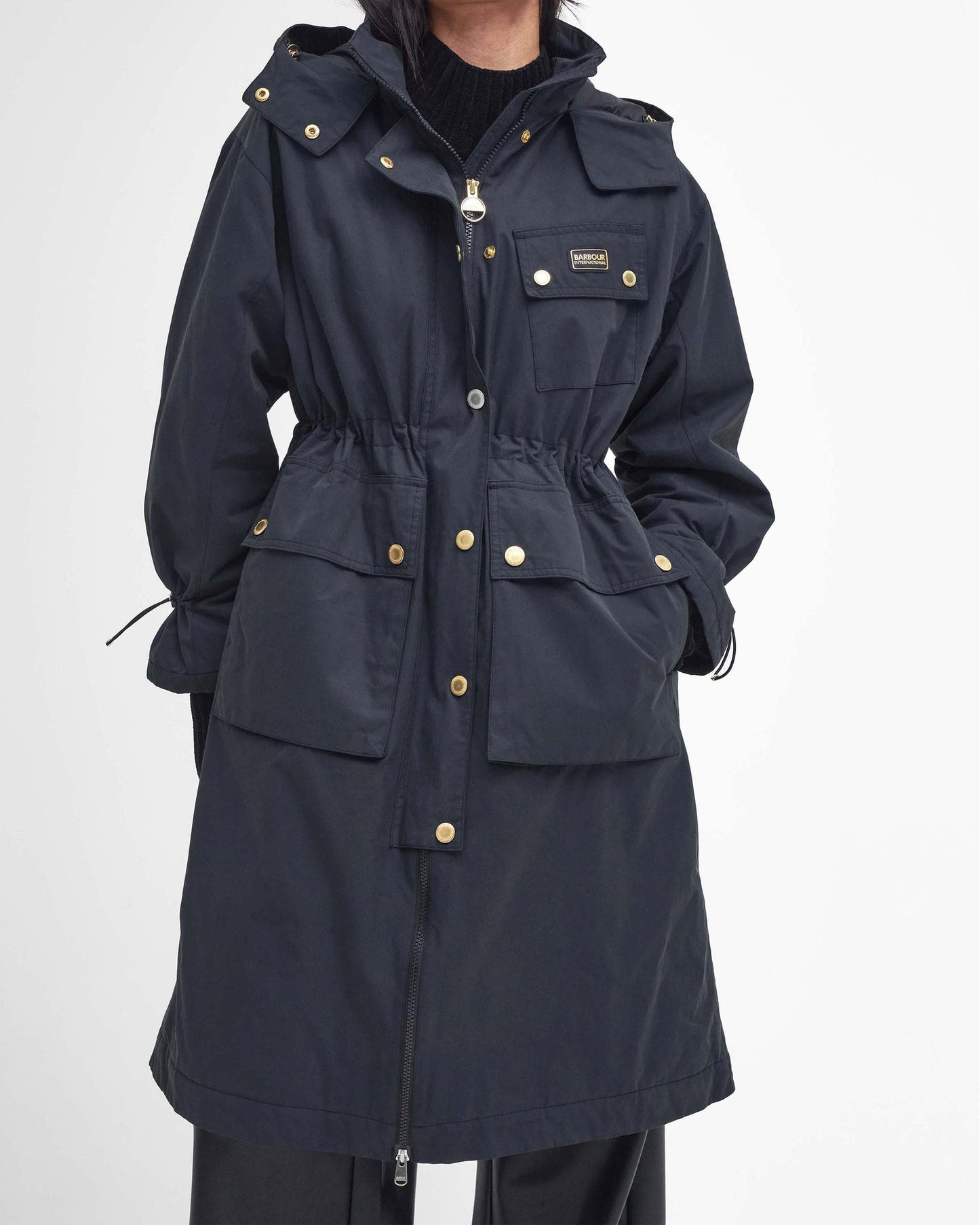 Barbour International Roberta Womens Long Showerproof