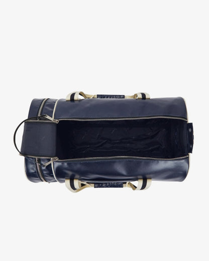 Fred Perry Recycled Polyester Classic Barrel Bag - Carbon Blue/Ecru Y15